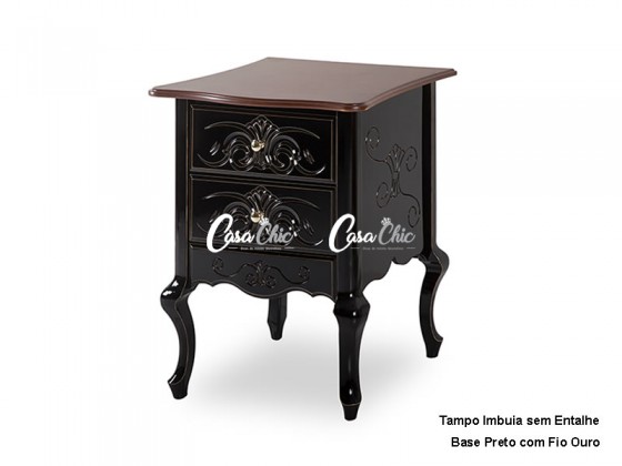 Criado Mudo Mesa de Cabeceira Luiz XV Vienna Entalhado